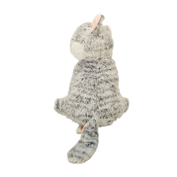 Melissa & Doug Greycie Tabby Cat Kitten Plush Sitting Gray Stuffed Animal Toy - Picture 2 of 10